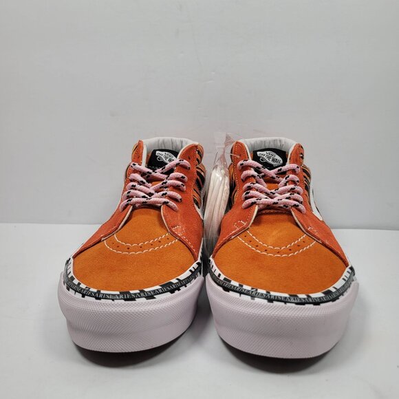 Vans X Aries OG Sk8-Mid LX Tiger Bright Unisex US Size Men's 8.5 Women's 10 NWB - Picture 5 of 10
